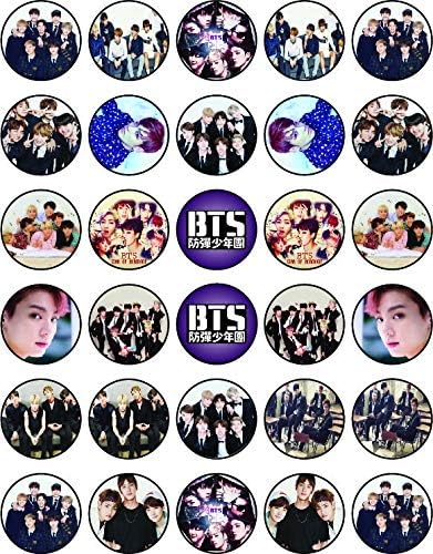 30 x Edible Cupcake Toppers – Music Themed Collection of Edible Cake Decorations | Uncut Edible on Wafer Sheet...