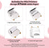 10 Rolls Thermal Printer Paper, White Printer Paper For Mini Sticker Receipt Printer Portable Bluetooth Pocket Printer, Mini Printer Paper Refill ...