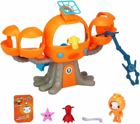 Octopod Playset | 6 Pieces Including Deep Sea Captain Barnacles & Net Launcher...