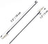 30 Pack Model Painting Alligator Clip Stick with Rubber Tips Modeling Tools,Metal Wire Clamps Long-Tailed Clasp for Hobby Modeling DIY Card Photo ...