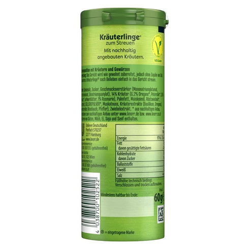 Italian Herbs Seasoning Mix (Knorr Kraeuterlinge - Italienische Kraeuter), 2.1oz (60g)...