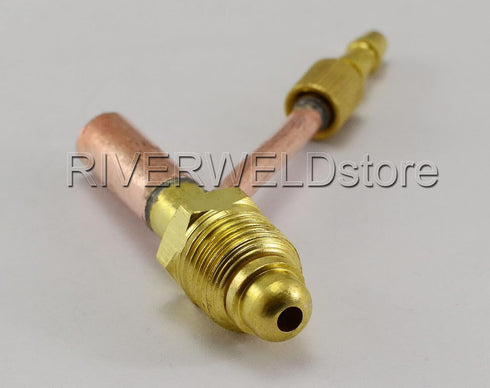 RIVERWELD Cables and Gas (Water) Separate Cable Connector Fitting for TIG Welding Torch (5/8"-18 Male WP26)...