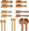14 pcs Mini Wooden Spoons, CNYMANY 3”-4.3” Small Wooden Spoons Little Wooden Teaspoons for Bath Salt, Spices, Candy, Washing Powder, Sugar, Honey,...
