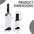 Portable Lint Remover Brushes - 2 Pack Lint and Fur Remover Dog & Cat Hair Remover, Double-Sided Brush with Self-Cleaning Base Hair Cleaner Brushe...