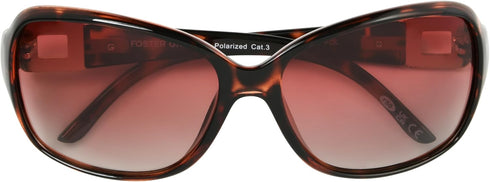 Foster Grant Polarized Sunglasses For Women, Brown Tortoise Shell Sunglasses...