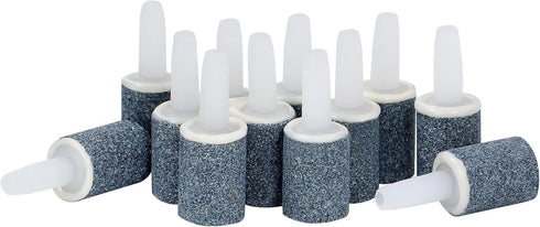 AQUANEAT Aquarium Air Stones 0.6 inch 12Pack, Bubble Stone, Fish Tank Airstones, Aerator Stone Bubble Diffuser, Air Pump Accessories for Aquariums...