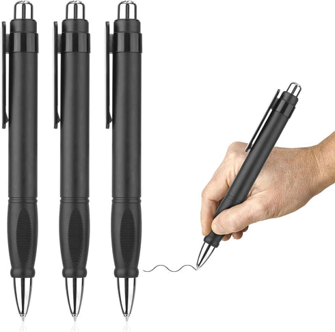 3pcs Big Pens Heavy Pens, 7.87 Inch Smoothly Writing Oversized Weighted Pen Fat Pens Large Giant Writing Tool with Comfortable Sleeve for Arthriti...