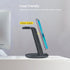 3 in 1 Wireless Charger for iPhone, Fast Charger Stand Dock for Multiple Devices, Wireless Charging Station for iPhone 15/14/13/12/SE/X/XR/XS, iWa...