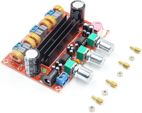 HiLetgo TPA3116D2 2 x 50W 2.1 Channel Digital Audio Power 100W Amplifier AMP Subwoofer...