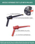Mini Grabber Test Clip with 2MM Banana Jack, 2 PCS Multimeter Test Lead Hooks Clips Push on Test Probe Electronic Testing IC Grabber...