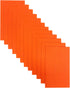 Jtnohx Stiff Craft Felt Sheets, 2mm Thick Felt Fabric for Crafts, 12pcs 7 x 11.3 inch Color Felt Squares for Sewing (Orange)...
