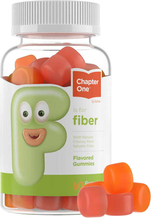 Zahler - Fiber Gummies for Adults & Kids (60 Count) Certified Kosher Adult & Kids Fiber Gummy Chews for Digestion Support, Healthy Regularity & Ov...