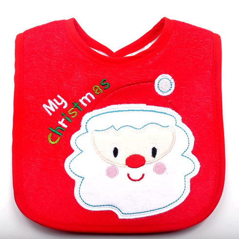 Christmas Baby Bibs 4pcs, First Xmas Baby Gift, for Babies Newborns and Toddler...