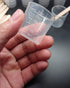 100 Pack 1oz/30ml Plastic Graduated Cups Transparent Scale Cups with 50 Pack Wooden Stirring Sticks for Mixing Paint, Stain, Epoxy, Resin...