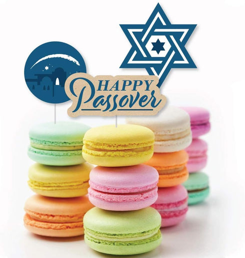 Big Dot of Happiness - Happy Passover - Shaped Pesach Jewish Holiday Party Cut-Outs - 24 Count...