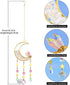 Artilady Moon Crystal Suncacher - Suncatchers for Windows Hanging Crystals and Healing Stones Dream Catcher Moon Wind Chimes Garden Outdoor Decor ...