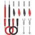 Goupchn 16PCS Multimeter Test Leads Kit Replacement Test Wire Set with Alligator Clips, Banana Plugs, Test Probes, Banana Plugs for Multimeter Aut...