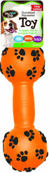 Bow Wow Vinyl Squeaker Dumbbell...