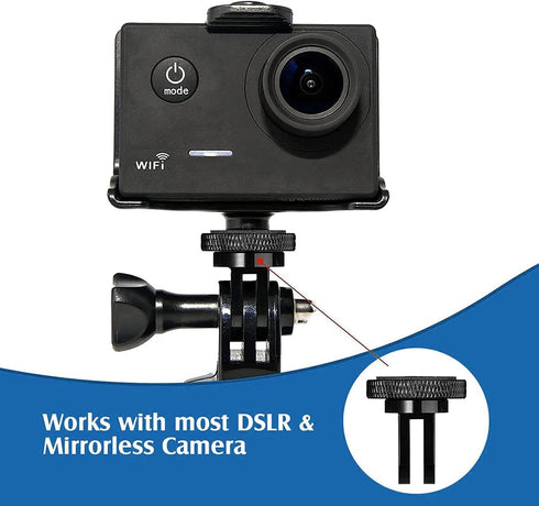 2pcs Camera Tripod Adapter, 1/4" - 20 Conversion Adapter for GoPro Action Camera to 1/4" Screw Adapter Mount Accessories...