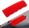 1 PC Car Handbrake Cover, Silicone Decorative Cover, Wave Shaped Handbrake Protector, for Car Brake Levers (Red)...