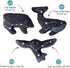 Fringe Studio "It's in The Stars Canvas Dog Toy, Mini Toy Set of 3, PetShop Collection (521016)...