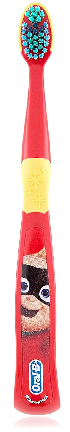 Hippie Hype Kids Manual Toothbrush, for Children and Toddlers 3+, Extra Soft Bristles - Pack of 6 (Characters Vary)...