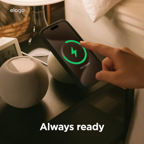 elago MS2 Charging Stand Compatible with MagSafe Charger - Premium Silicone, Compatible with iPhone 16/15/14/13/12 Series, Designed for MagSafe St...