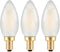 Frosted E12 LED Candle Light Bulbs 25W Equivalent- 2W Dimmable Chandelier E12 LED Bulb- 2700K Soft Warm- B11 Antique Candelabra LightBulbs for Bed...