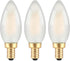 Frosted E12 LED Candle Light Bulbs 25W Equivalent- 2W Dimmable Chandelier E12 LED Bulb- 2700K Soft Warm- B11 Antique Candelabra LightBulbs for Bed...