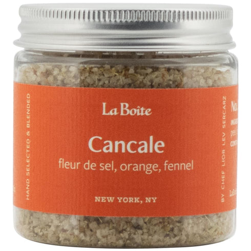 La Boite - CANCALE, Spice Blend with fleur de sel, orange, fennel - Great for seasoning and marinating dishes, seafood, roasting, roasted meats, v...