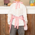 NEOVIVA Kids Apron and Kids Oven Mitts Set for Play Kitchen, Cute Polka Dots Toddler Kitchen Linen Set for Christmas Gift...