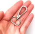 15 Pcs 3/4" Inside Diameter Oval Ring Lobster Clasp Claw Swivel for Strap Push Gate Lobster Clasps Hooks Swivel Snap Fashion Clips (Silver, 3/4 in...