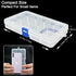 DUOFIRE Plastic Organizer Container Storage Box Adjustable Divider Removable Grid Compartment for Jewelry Beads Earring Container Tool Fishing Hoo...
