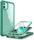 i-Blason Ares Case for iPhone 11 6.1 inch (2019 Release), Dual Layer Rugged Clear Bumper Case with Built-in Screen Protector (Mint Green)...