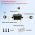 MAKERELE Waterproof Junction Box with Terminals and Screw IP68,3 Way Clamshell-Type Underground Electrical Junction Box Bury waterproof Electrical...