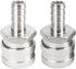 2 Pack 1/2" Barb Female Stainless Steel Quick Disconnect Home Brew Fitting Connector Homebrewing...