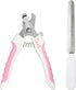 Dudi Pet Cat Nail Clippers and Nail File - Cat Nail Trimmers with Lock Guard - Razor Sharp Grooming Clipper Trimmer Blades for All Breed Sizes - W...