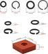 10+10 Sets 3/8" & 1/2" Impact Wrench Retainer Rings with O-ring, Fit For Electric/Pneumatic Wrench, Including Anvil Retaining Ring Install Tool (R...