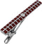 Burgundy Check Tie Clips...
