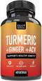 Turmeric & Ginger Supplement Capsules with Apple Cider Vinegar - Enhanced Immunity & Metabolism Support - 95% Curcuminoids, Bioperine (Black Peppe...
