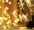 Fielegen 40 LED Moon String Lights Battery Operated 20ft Moon Mini Star Fairy Lights for Patio Garden,Wedding Garden Decoration,Party Festival Lig...