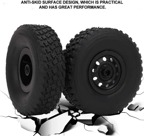 1/16 RC Truck Rubber Tire Black Wheel Tyre Compatible with C-34 1/16 4WD Military Car Parts...