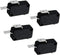 4 Packs SZM-V16-FD-63 Microwave Oven Door Micro Switch 16A 125V/250V Door Interlock, Compatible with Samsung LG GE Microwave Oven 253820 EAP237422...