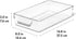 OXO Good Grips Fridge Organization Bin 8 in x 14 in - for Cheese, Meat, Fish and More...