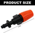 50 Pack Adjustable Atomizing Nozzles, 1/4 Inch Drip Irrigation Parts Sprayers Drippers, Drip Irrigation Spray Emitters, for Garden Greenhouse Agri...