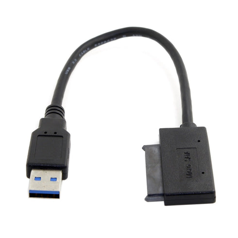 chenyang Micro SATA 16Pin to USB 3.0 Adapter Cable for 1.8 inch Hard Drive HDD/SSD Data Transfer External Hard Drive Converter 10cm...