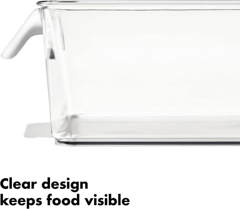 OXO Good Grips Fridge Organization Bin 5 in x 10 in - for Berry Bins, Yogurt Cups and More...