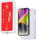 FLOLAB NanoArmour ONETIME Case Friendly for iPhone 14/13 / 13 Pro Screen Protector the Best iPhone Tempered Glass - Durable, Smooth as Butter, Eas...