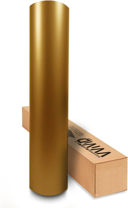 VViViD Matte Metallic Pearl Gold 1 Foot x 5 Feet Vinyl Wrap with Air Release Technology...