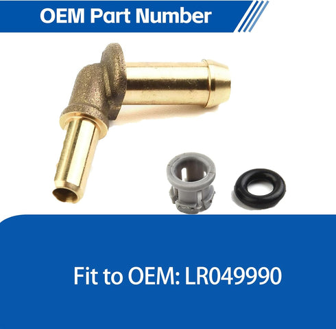 Thermostat Water Outlet Tube Connector Kit LR049990 Compatible with Jaguar Land Rover...